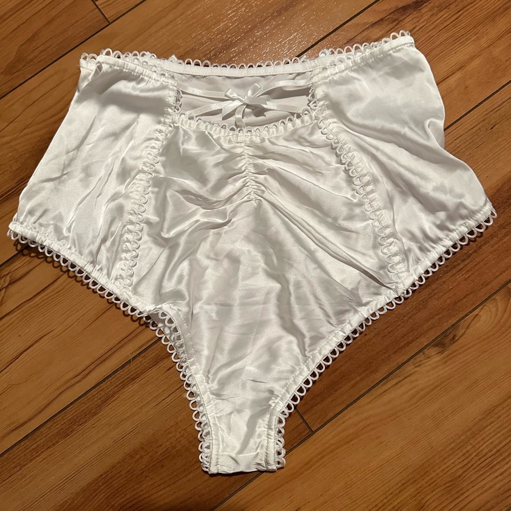 For Love & Lemons White Lace Panty